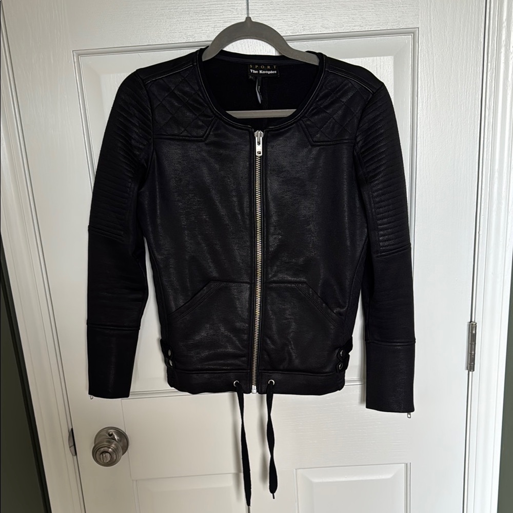 The Kooples Sport, black coated jacket